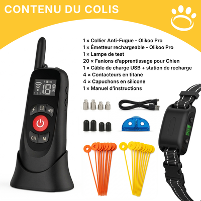 Clôture Anti-Fugue pour Chien sans Fil - Olikoo Pro