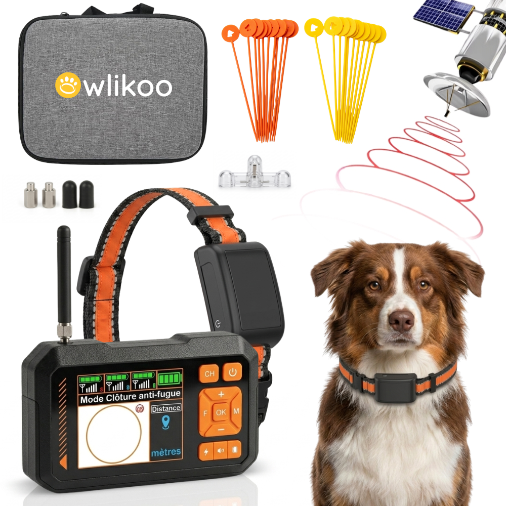 Clôture Anti-Fugue pour Chien sans Fil - Owlikoo Ultra