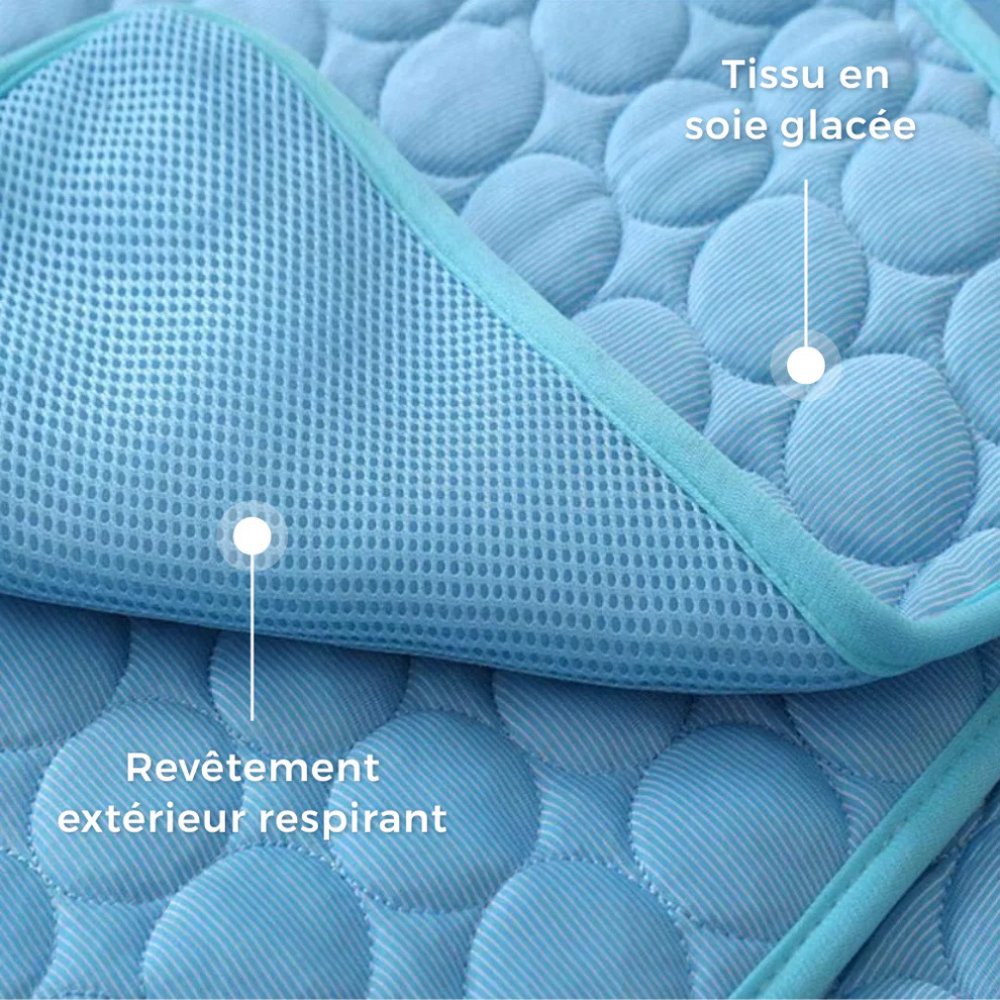 Tapis Rafraîchissant pour Chien – Respirant, Portable et Confortable – Owlikoo